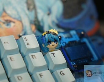 Hoshimachi Suisei Artisan Keycap - by VchiCaps