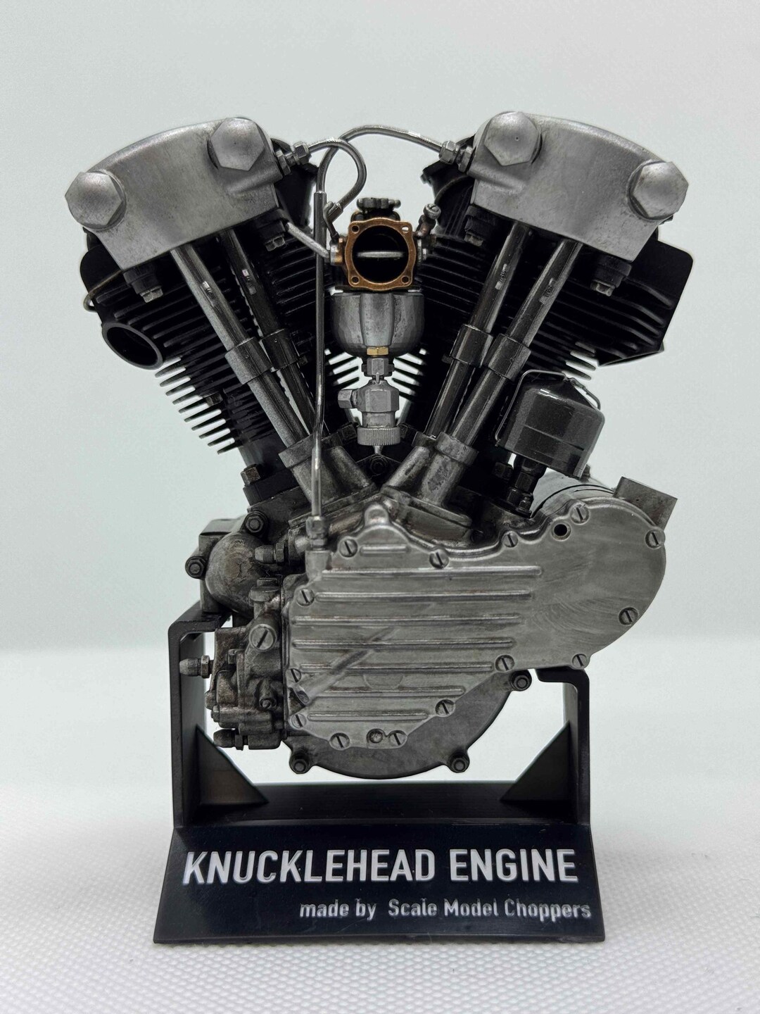 1/6 Scale Knucklehead OHV Engine Model, Handmade Resin Vintage V-twin ...