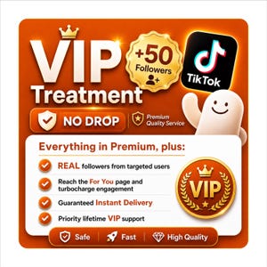 VIP 50+ TikTok Profil Marketing Service | Verbessere die Präsenz von Inhalten und das Auffinden von Zielgruppen | Verkaufsförderung
