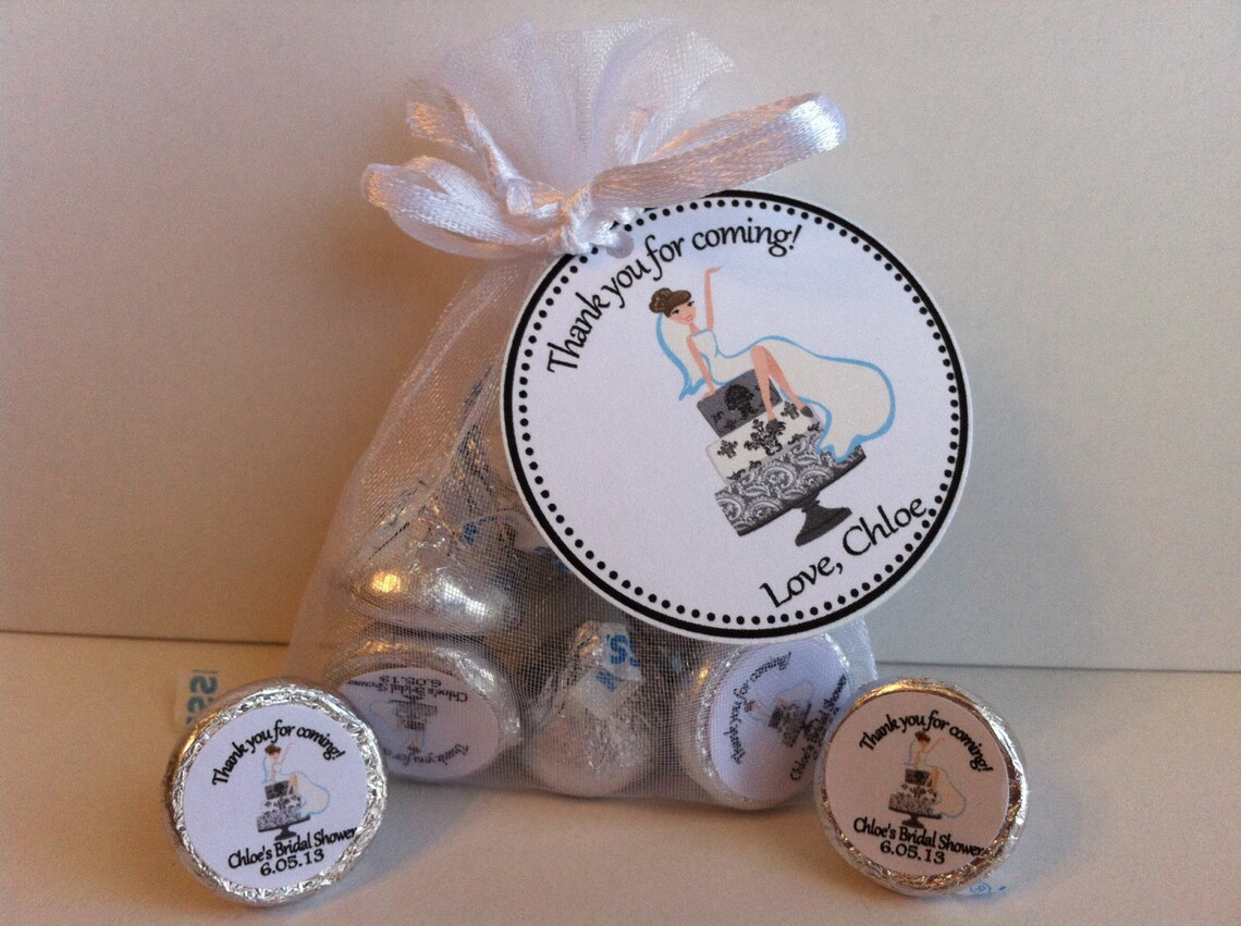 Bridal Shower Favor Bag Set Set of 25 Bridal Shower Etsy