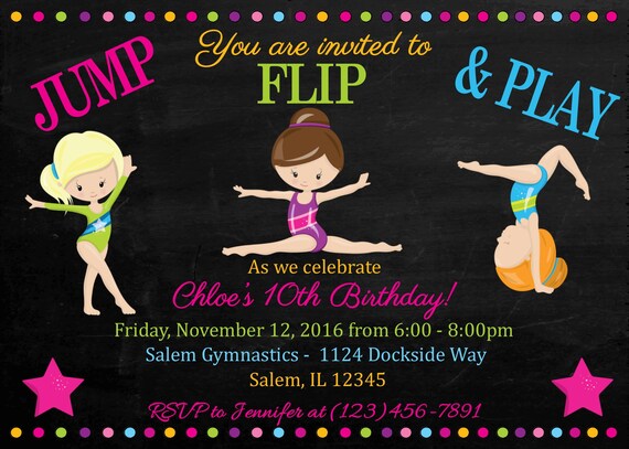 Gymnastics Invitation Digital File Gymnastic Birthday Invitation Gymastics Party Invitation By Sweetdesignsbyregan Catch My Party Gymnastics Invitation Digital File Gymnastic Birthday Invitation Gymastics Party Invitation By Sweetdesignsbyregan Catch My Party