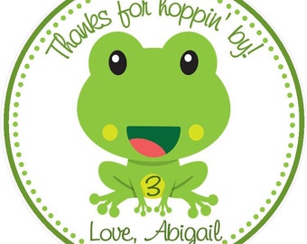 Frog Birthday Favors ( Set of 12)  - Frog Party Favors - Frog Themed Favors