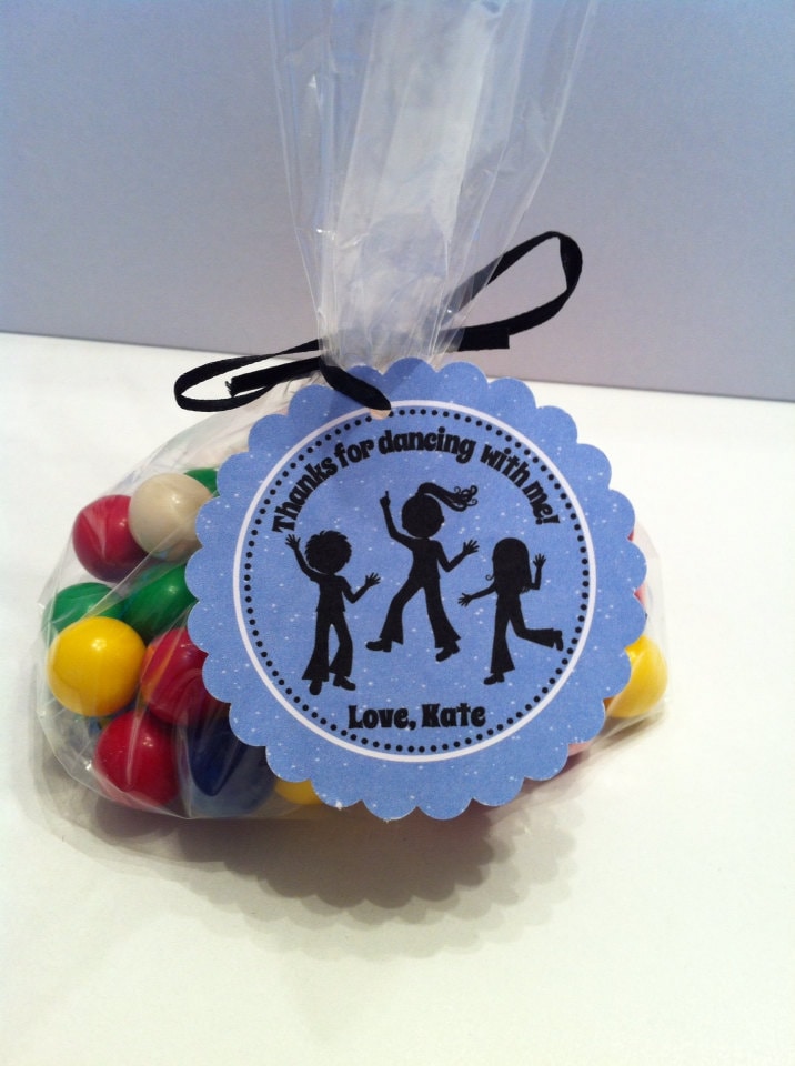 Dance Party Favor Bags Set of 12 Dance Birthday Favors Etsy