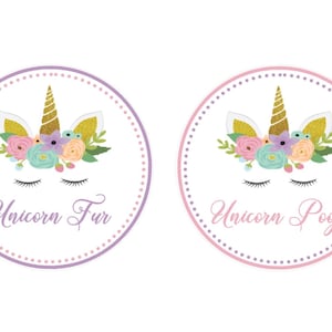 Unicorn Fur and Unicorn Poop Printable ( DIGITAL FILE) You Print ( PLUS ...