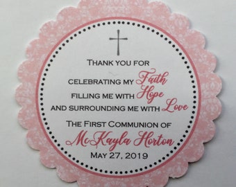 First Communion Favors ( set of 12)  - Christening Favors - Baptism Favors - Confirmation Favors