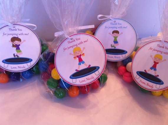 Trampoline Party Favor Bags - Trampoline Birthday Party Favor - Trampoline Favor Il_570xn