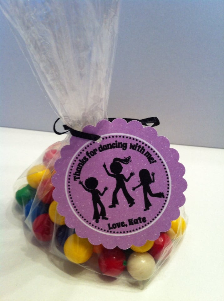 Dance Party Favor Bags Set of 12 Dance Birthday Favors Etsy