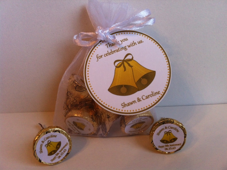 50th Anniversary Favor Bag Set Wedding Anniversary Favor ...