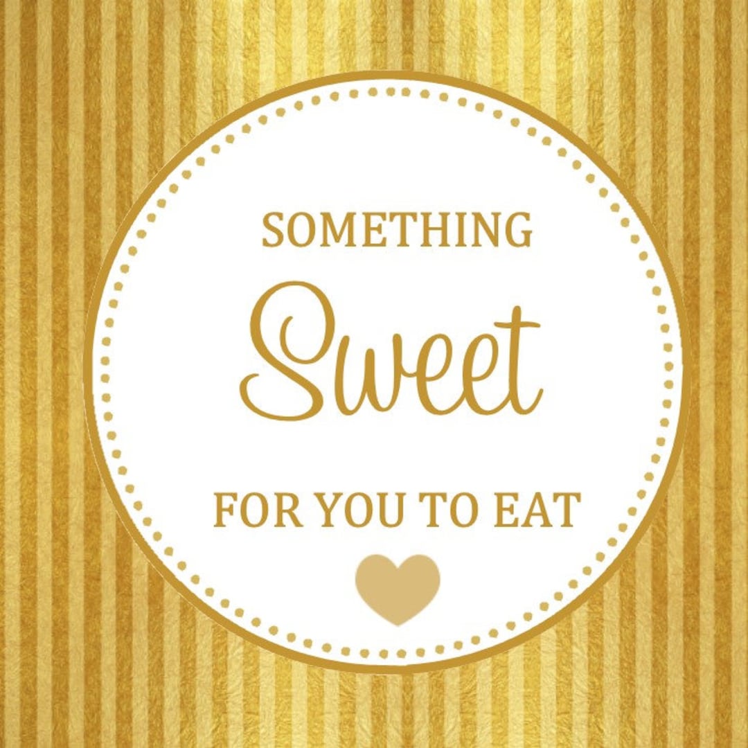 Printable Sweet Treat Favor Tag You Print Instant Etsy