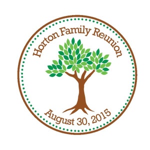 Family Reunion Favor Tags ( Set of 12)  - Family Reunion Favors - Favors for Family Reunions - Reunion Favors