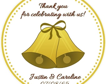 50th Anniversary Favor Tags - Golden Anniversary Favors - 50th Wedding Anniversary Favors