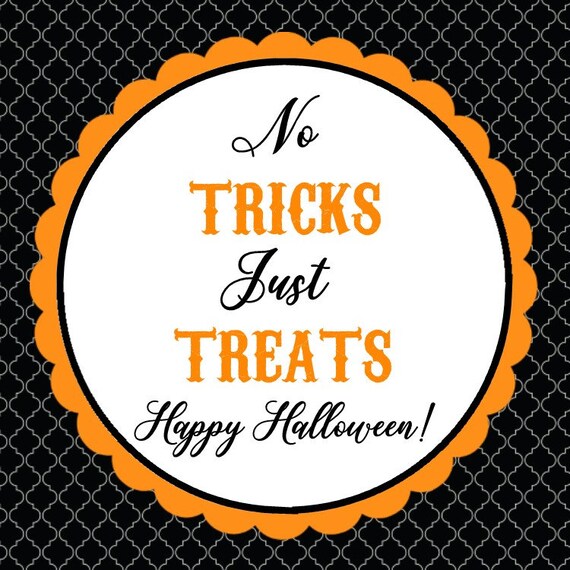 Halloween Favor Tags Digital File You Print Printable | Etsy