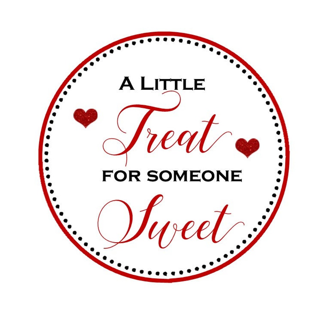 PRINTABLE A Little Treat for Someone Sweet Favor Tag image