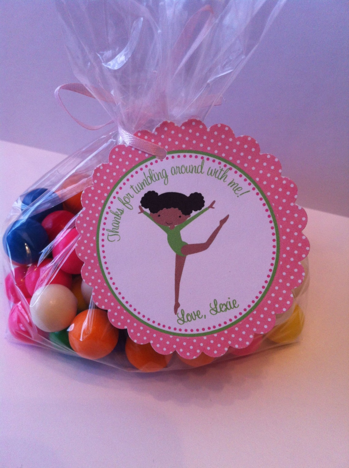 Gymnastics African American Party Favor Bags Set of 12 Etsy