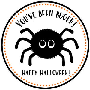 You've Been Booed - Printable Instructions, Sign and Treat Bag Tag ...