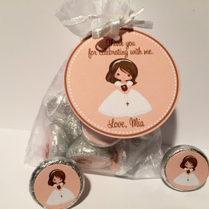 First Communion Favor Bag Set ( Set of 12)  - 1st Communion Favors - Communion Favors - First Holy Communion Favors