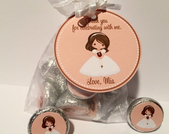 First Communion Favor Bag Set ( Set of 25)  - 1st Communion Favors - Communion Favors - First Holy Communion Favors