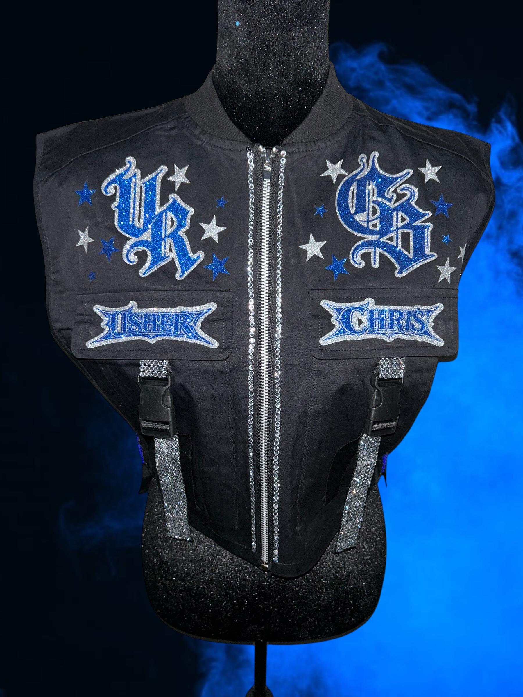 Chris Brown X Usher Inspired Biker Vest - Etsy
