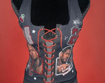 Chris Brown x Usher Inspired Halter Top