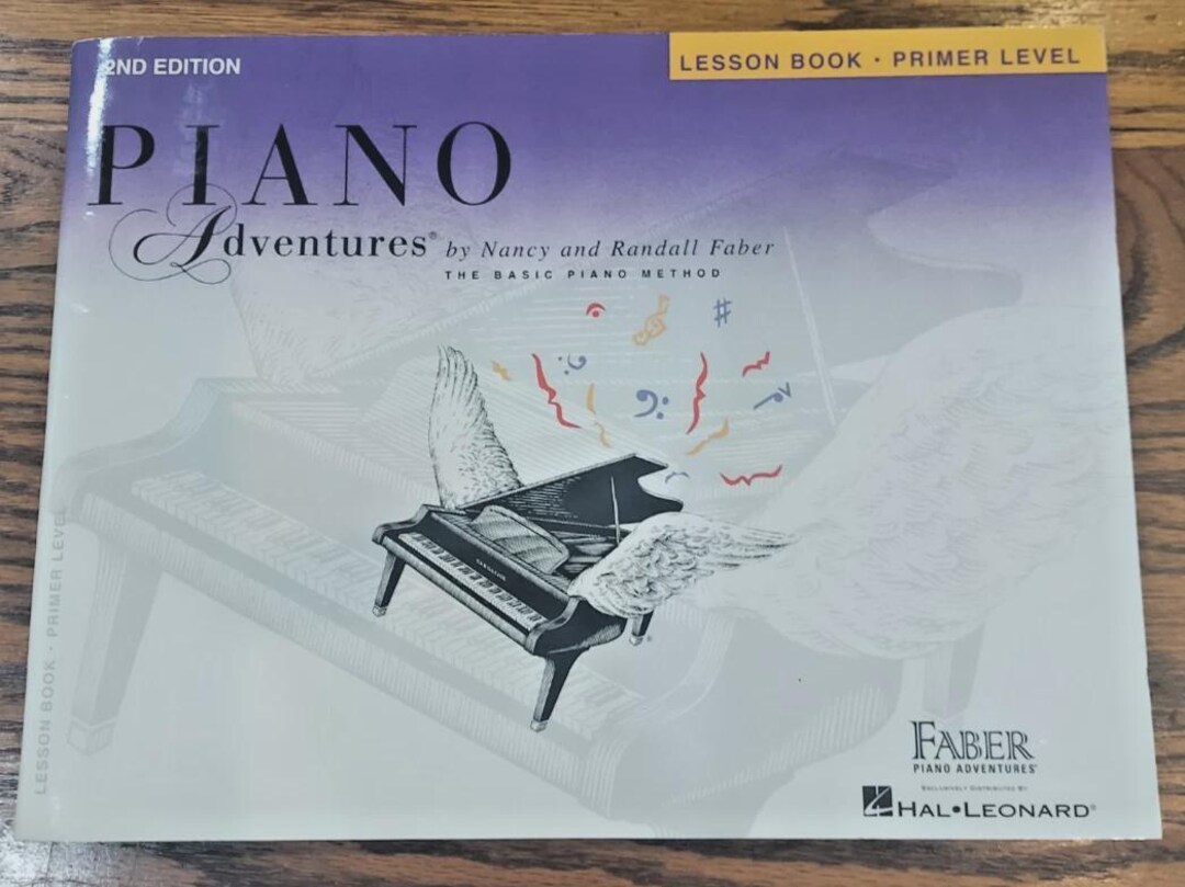 Primer Level Lesson Book Piano Adventures by Nancy and Randall Faber - Etsy