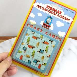 Vintage Thomas die kleine Lokomotive & Freunde verrücktes Kartenspiel, 1994 Britt Alcroft, ungeöffnet