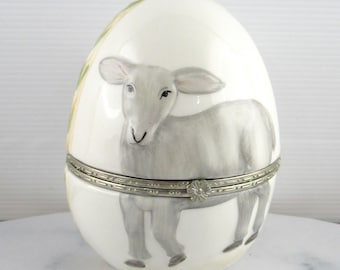 Villeroy & Boch Easter Egg Trinket Box: Porcelain Spring Decor