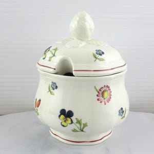 Villeroy & Boch Petite Fleur Porzellan Deckeldose Zuckerdose , Luxembourg