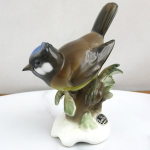 Vintage Rosenthal Germany Bird Figurine by H. MEISEL, #850, Hand Painted Porcelain Bird Ornament, Bavaria