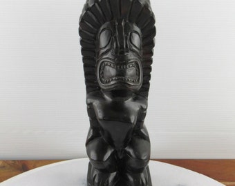 Vintage Tiki Figurine - MEDIUM Hawaiian God of Winning - 7 Inch