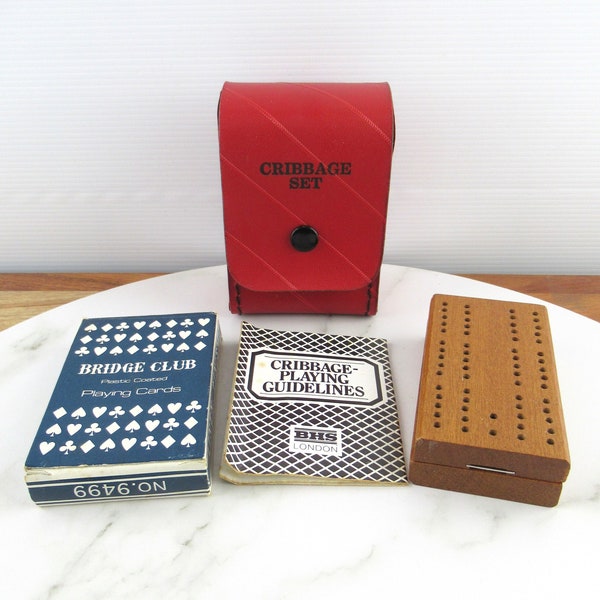 Travel Cribbage Set Etsy