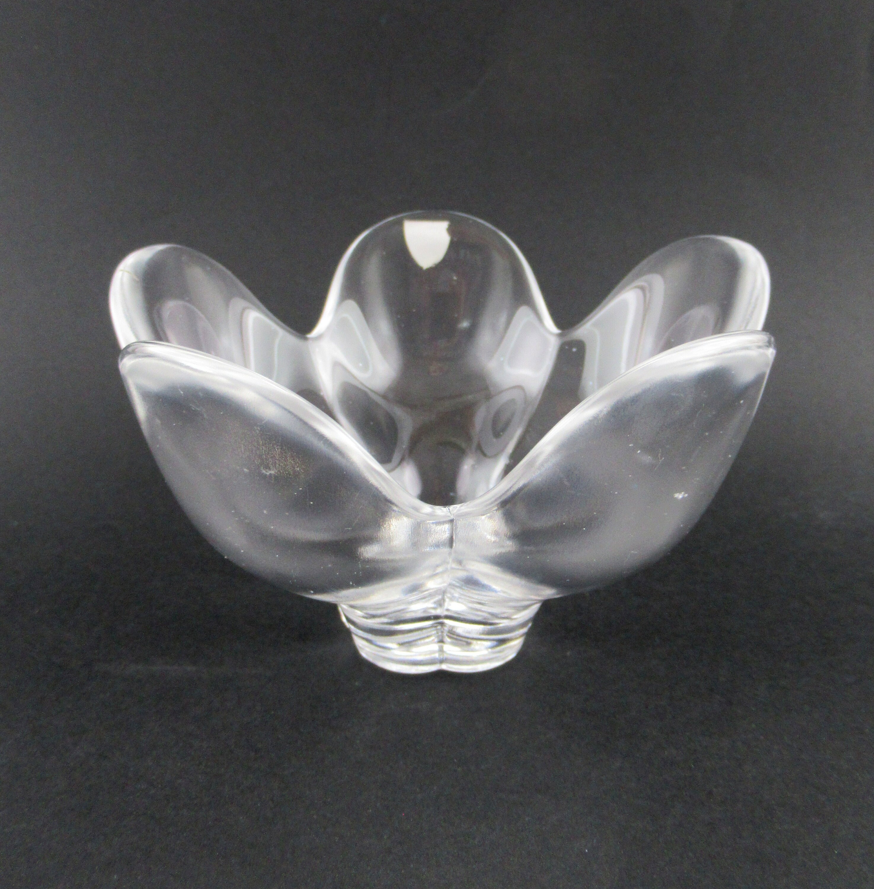 Vintage Orrefors Pomona Swedish Glass Bowl, Lars Hellsten for