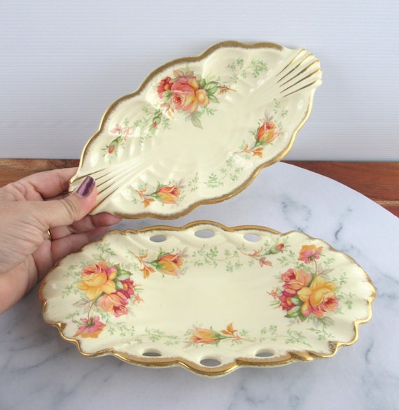 Pair of Vintage Royal Staffordshire Pottery A.J Wilkinson England