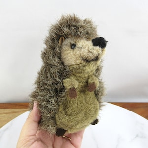 Vintage STEIFF Stuffed Plush Joggi Hedgehog Toy with Tag,  Made in Western Germany
