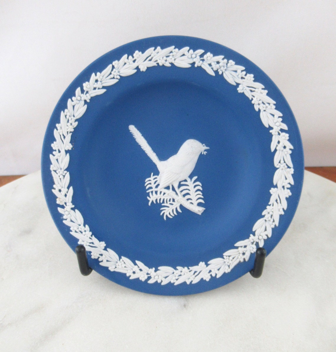 Wedgwood Jasperware Australian Birds Series Blue Wren Mini Etsy