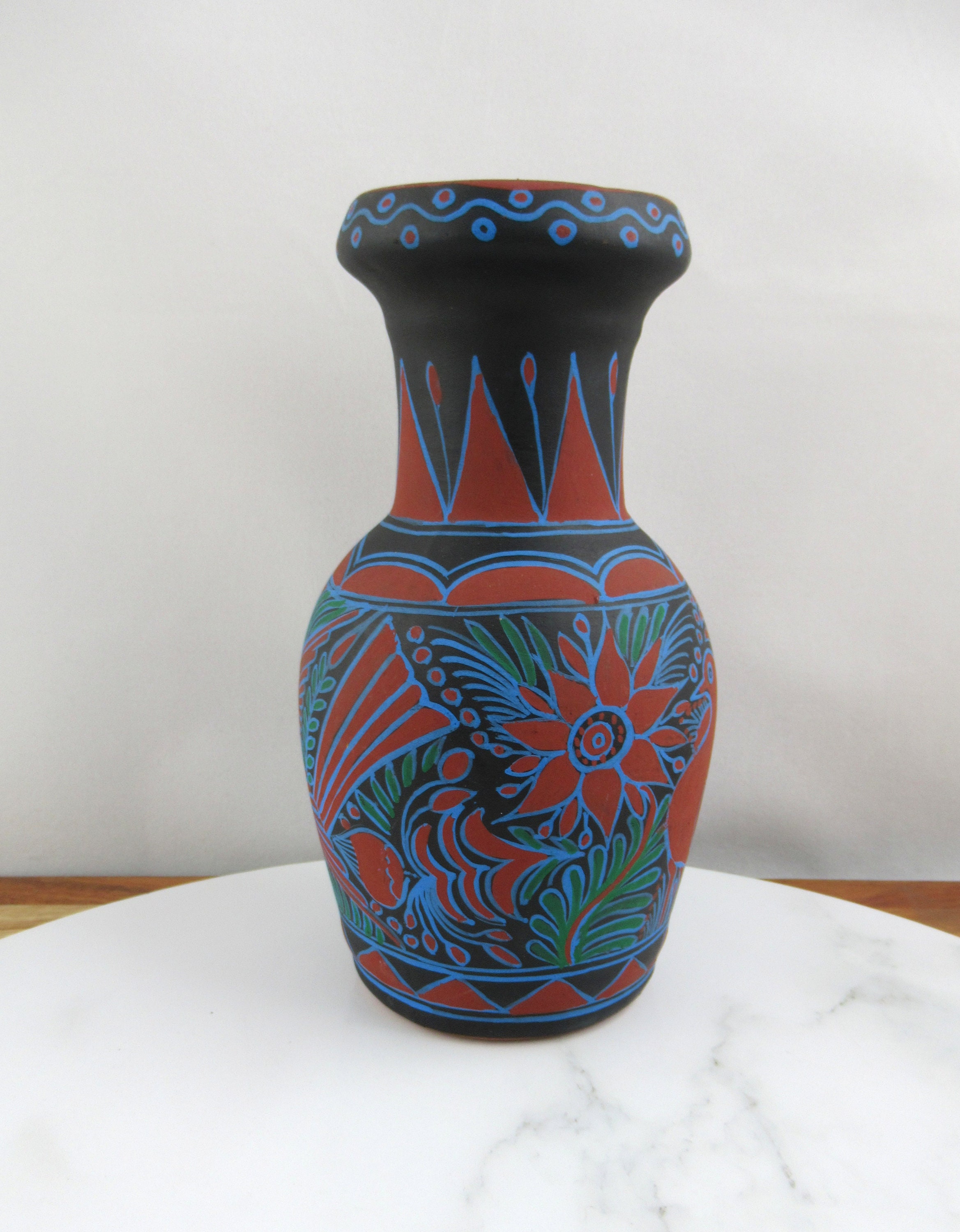 Clay Vase Painting Designs