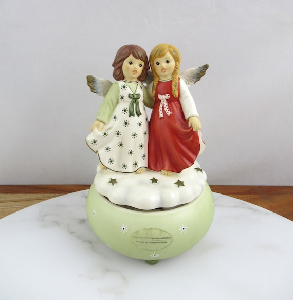 Vintage Goebel Porcelain Music Box, Himmelsduett, Collectable
