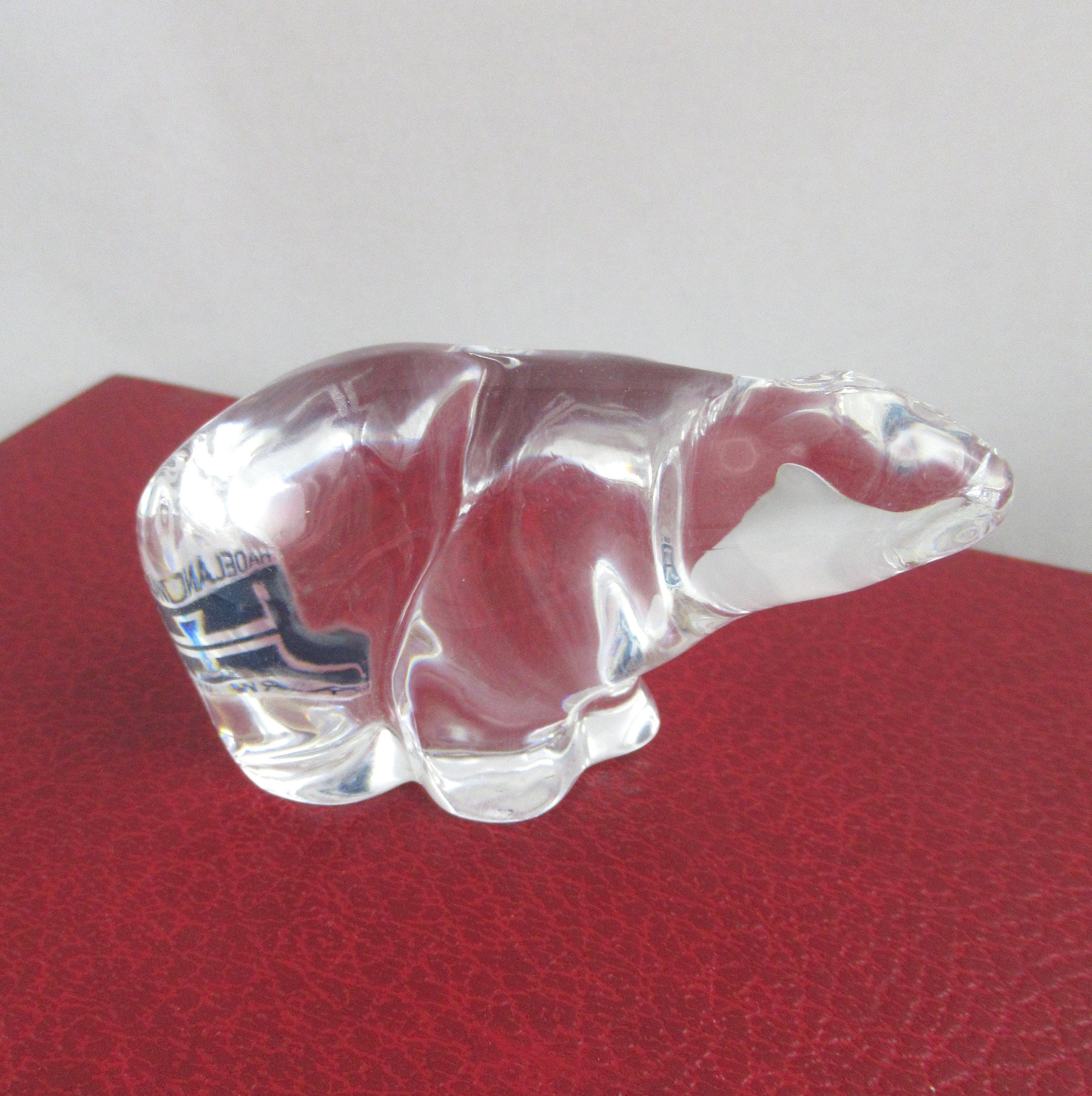Hadeland Norway Glass Polar Bear - Etsy Hadeland Norway Glass Polar Bear - Etsy