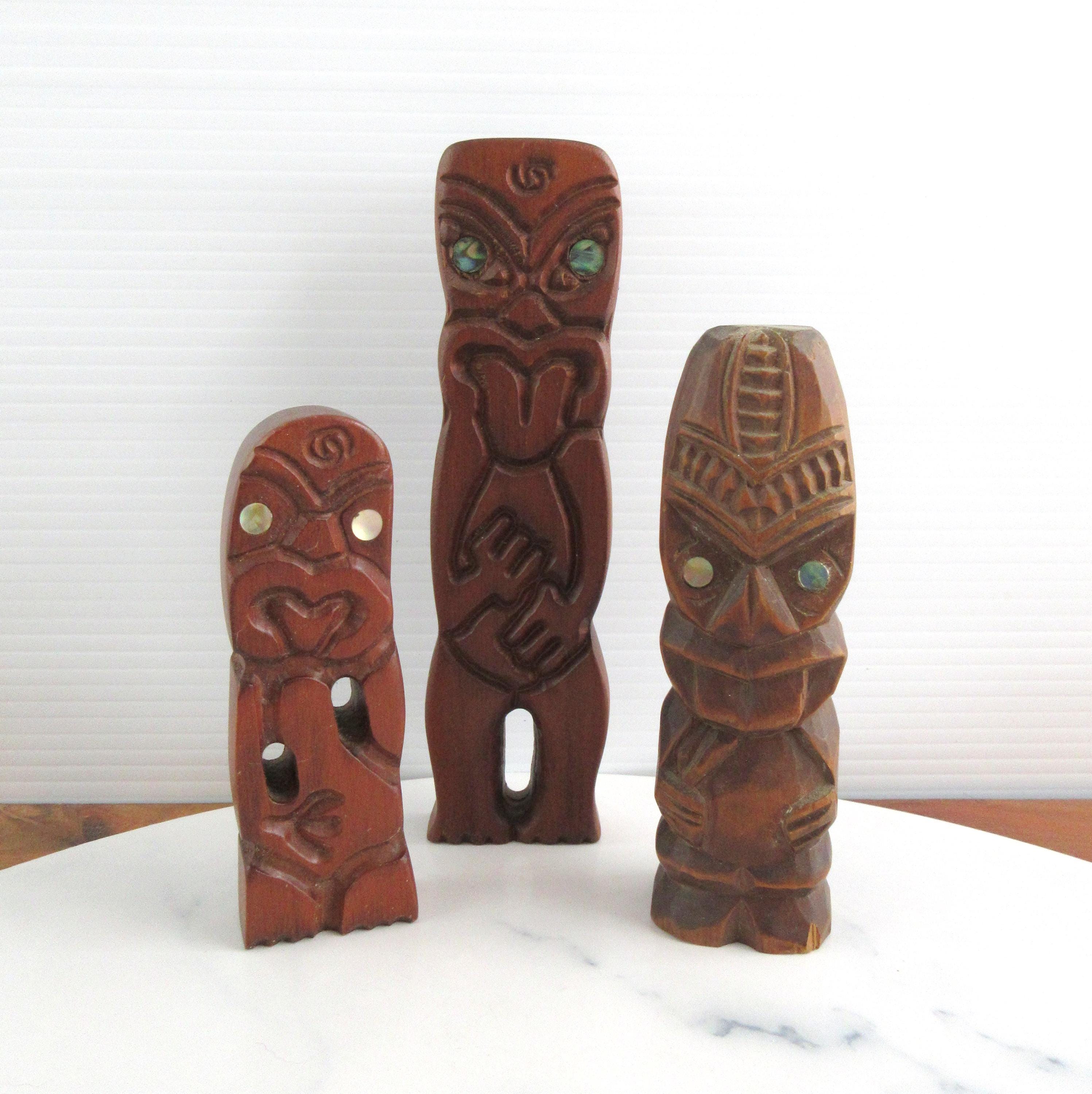 Vintage New Zealand Tiki - Etsy