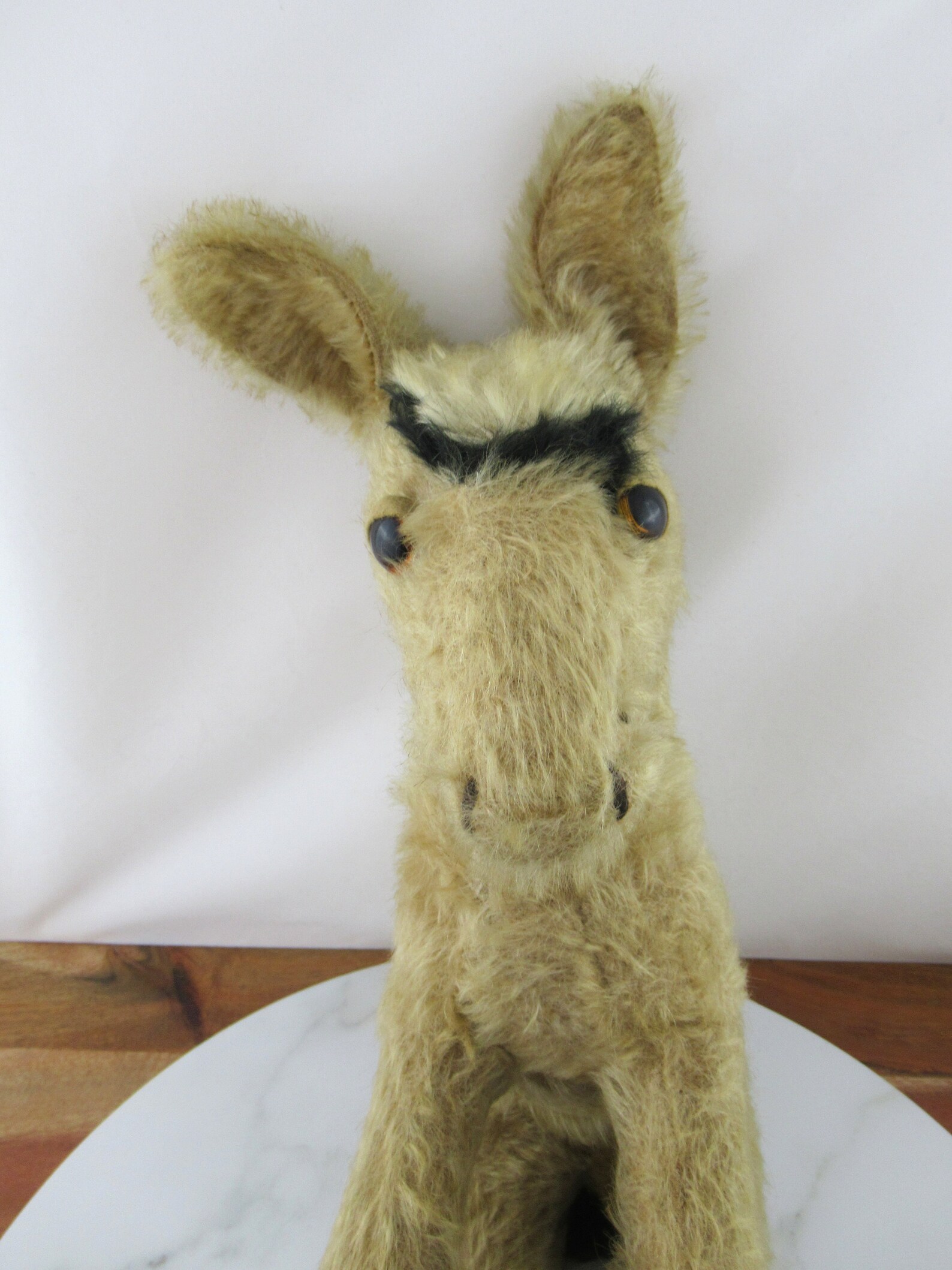 Large Vintage Merrythought Mohair Donkey Stuffed Animal | Etsy