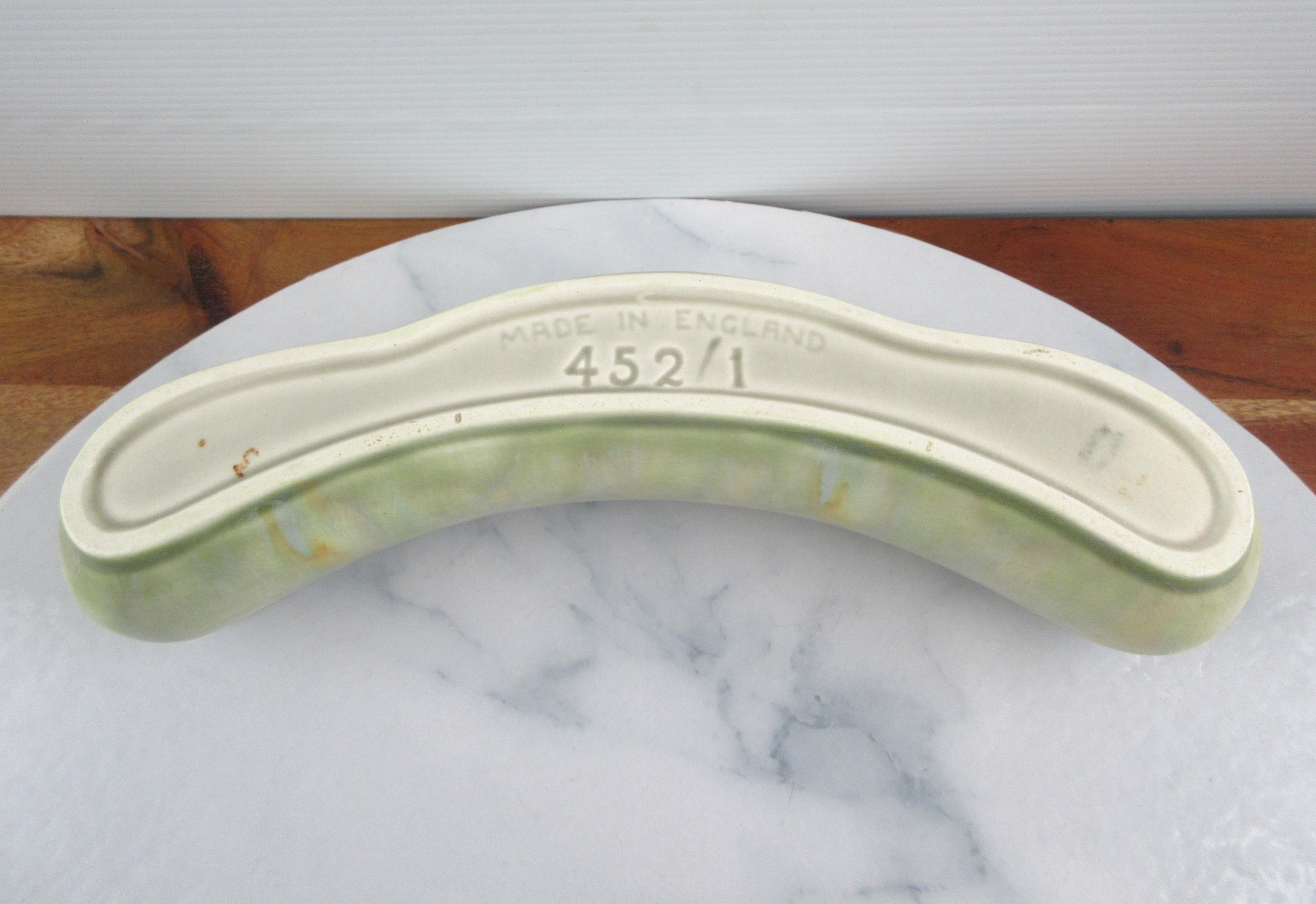 希少　ベスウィックポータリー Vintage Beswick Art Deco Curved Trough Log Planter Vase Bowl, 452