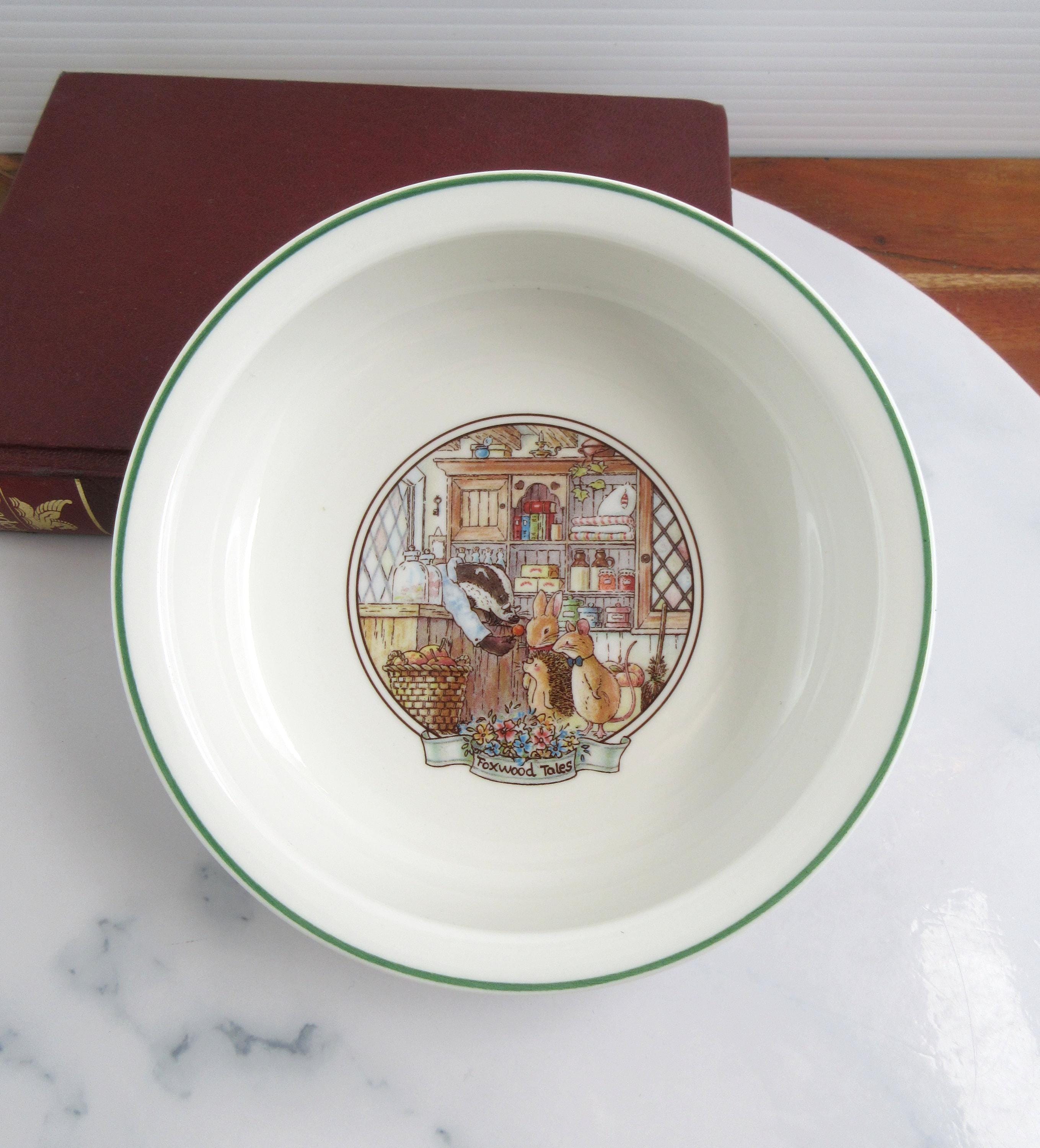 Vintage Villeroy & Boch Foxwood Tales Porcelain Porringer, Soup or
