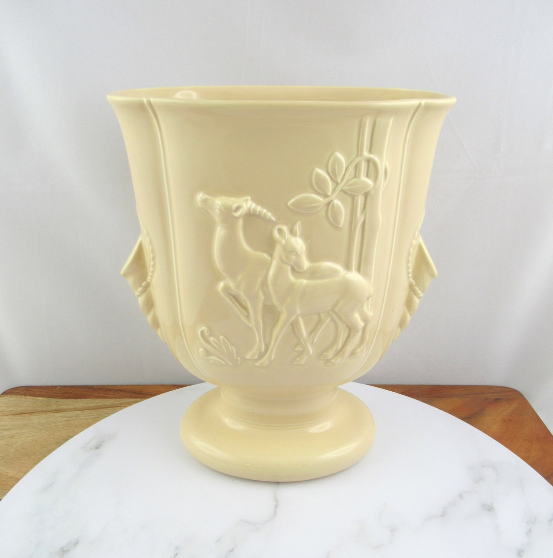 Vintage Beswick Urn Vase 1051 With Raised Deer Design Made in Etsy Canada