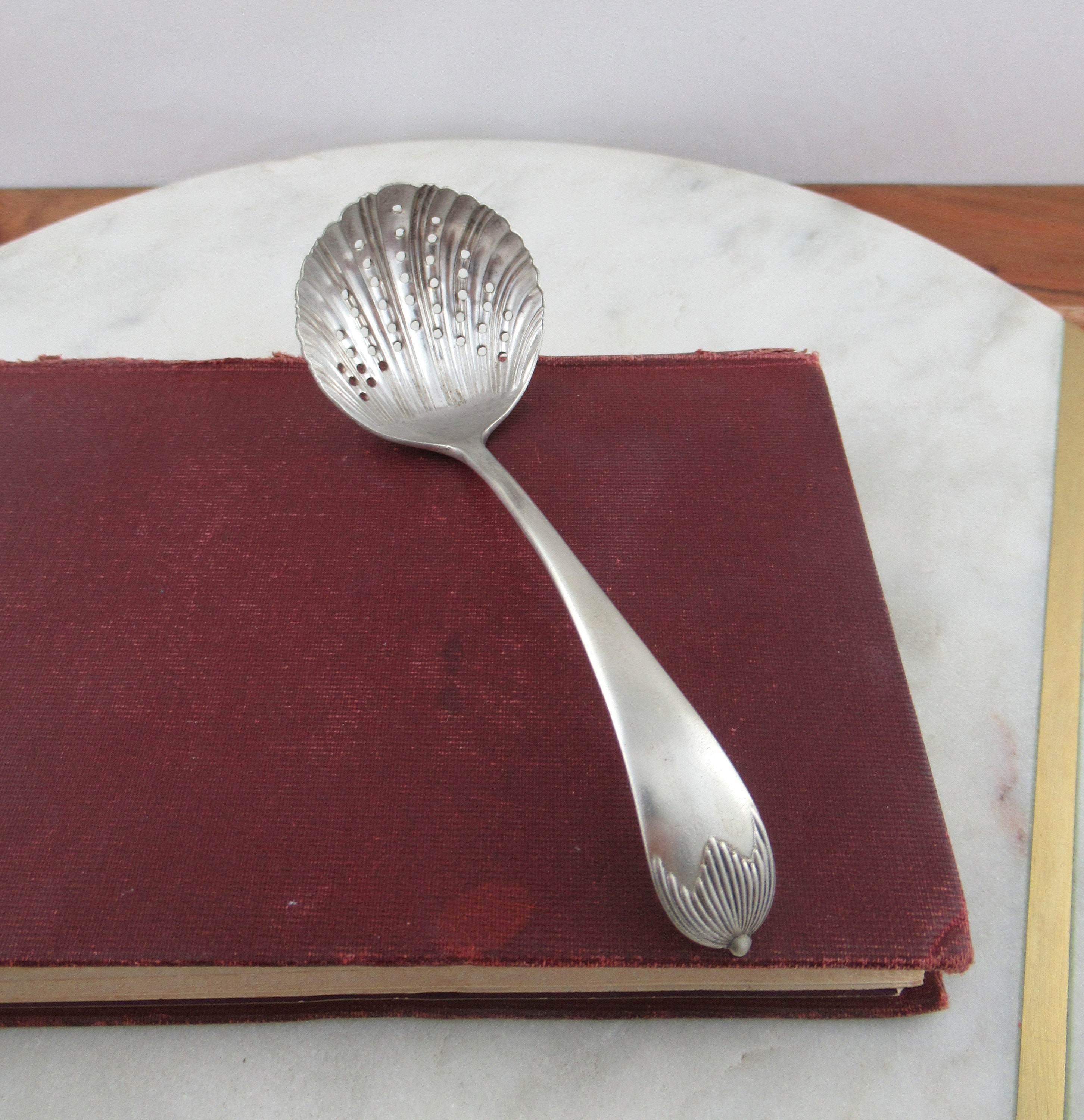 Vintage Silver Plated Tea Strainer Spoon Tea Bag Spoon Etsy