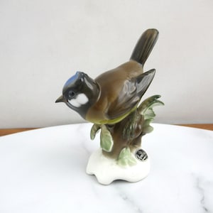 Vintage Rosenthal Germany Bird Figurine by H. MEISEL, #850, Hand Painted Porcelain Bird Ornament, Bavaria
