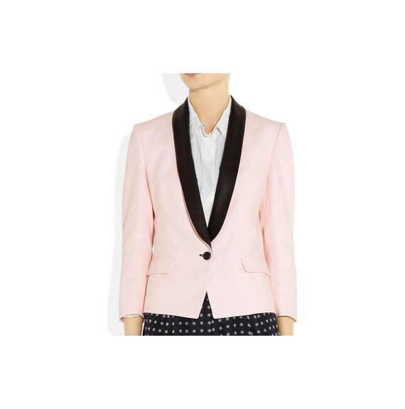 Items similar to BabyPink Tuxedo Jacket on Etsy