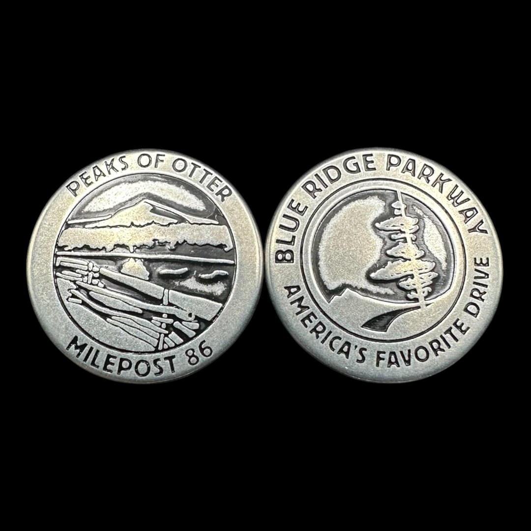 Peaks of Otter Blue Ridge Parkway NPS Token National Parks - Etsy