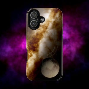Pluto Dwarf Planet phone case | Magnetic Tough Case | Space Galaxy iPhone cover