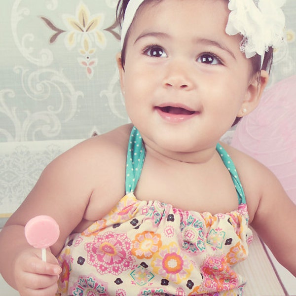 Vintage Boho Vintage Inspired Sun Suit - Sizes 3mos-2T