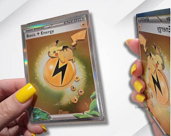 Individuelles Pokémon-Karten-Diorama | Handgefertigte, mehrschichtige Pokémon-Kartenkunst | Personalisiertes Pokémon-Geschenk | Einzigartiges TCG-Display