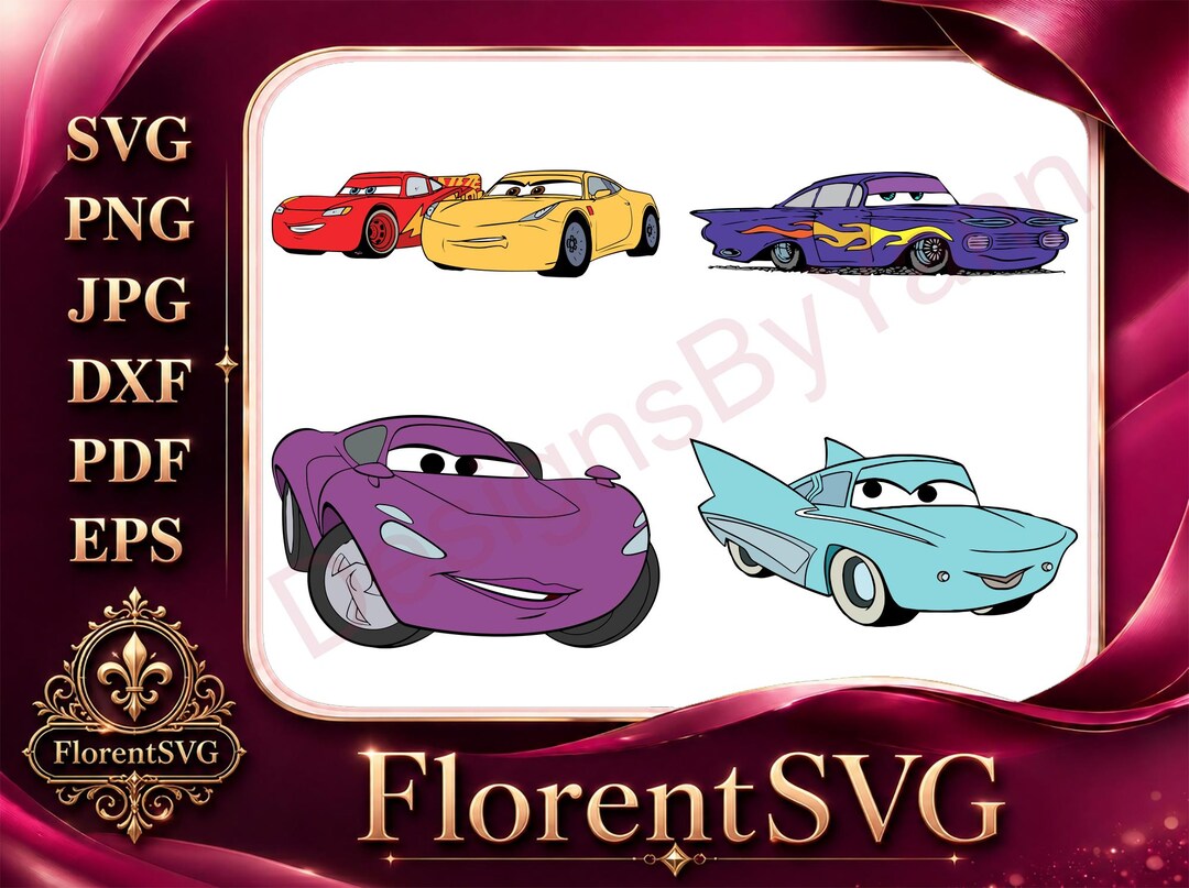Disney Pixar Cars Lightning Mcqueen Cruz Ramirez Ramone Lowrider Flo ...